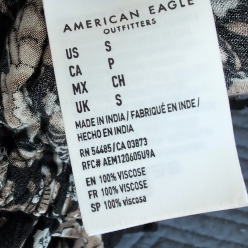 American Eagle Flowy Wide Leg Pants Size Small - Picture 7 of 9